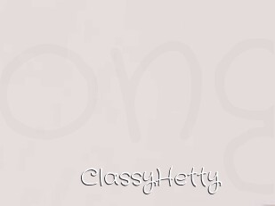 ClassyHetty
