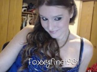 Foxxyfine1981